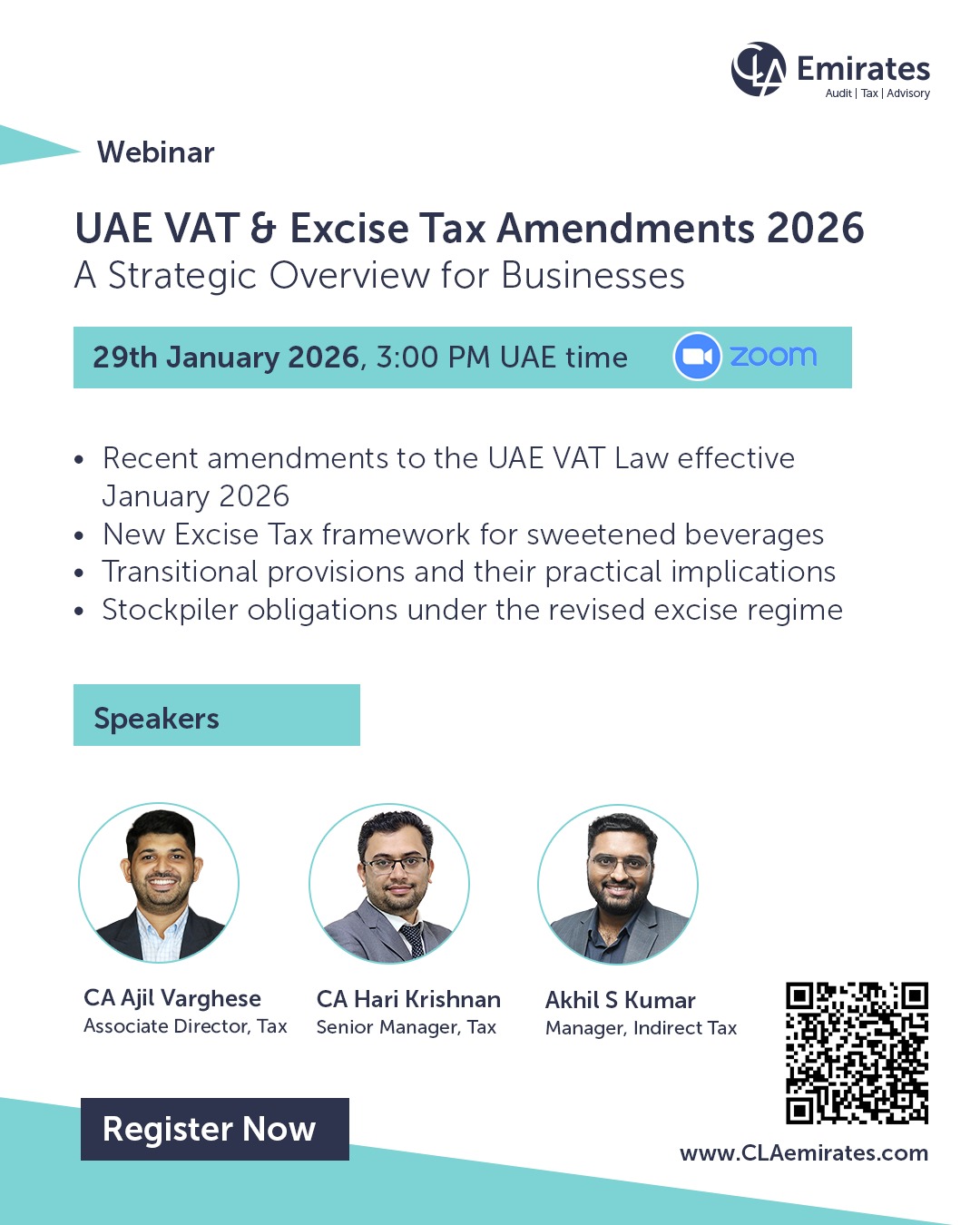 UAE VAT & Excise Tax Amendments 2026