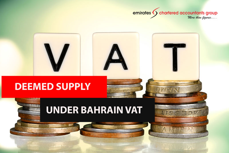 Deemed supply under Bahrain vat law