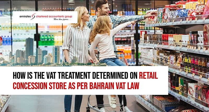 VAT treatment for retail concession stores