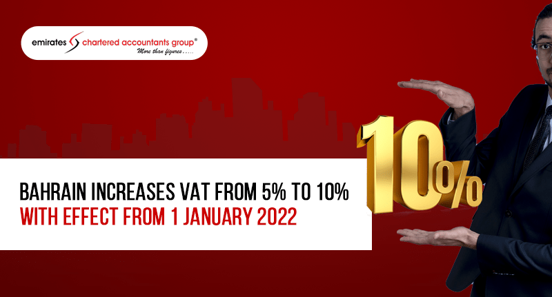 Bahrain VAT rate increases from 5% to 10 %