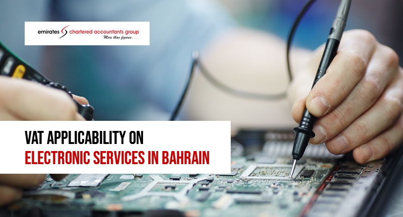 vat on electronic service in bahrain